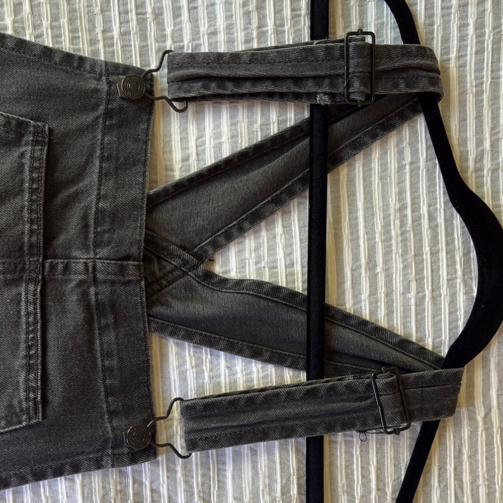 We The Free Gray Denim Overalls - Picture 5 of 6